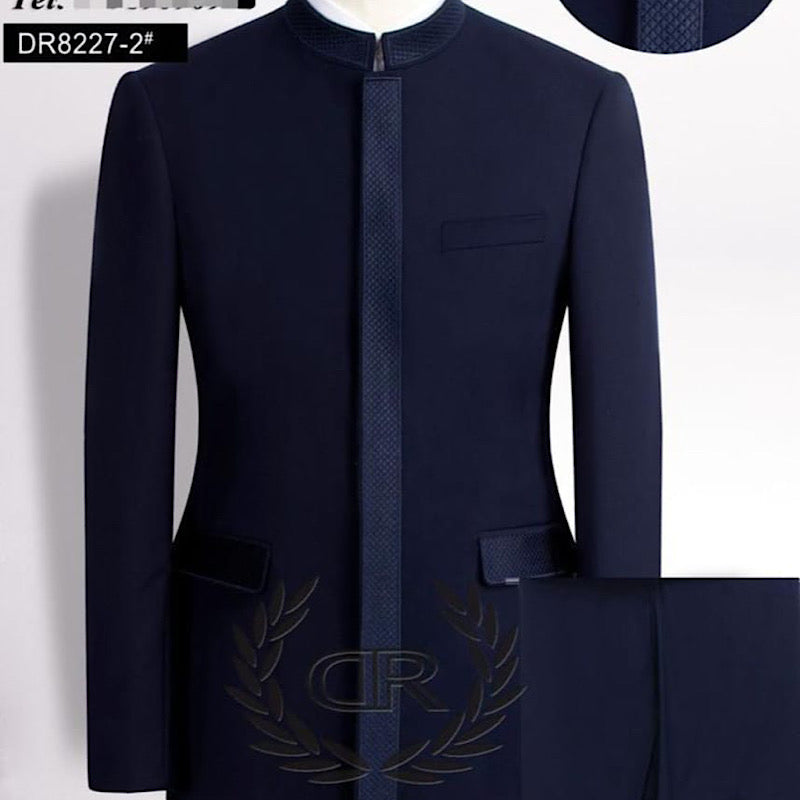 Costume Pour Homme Bleu
