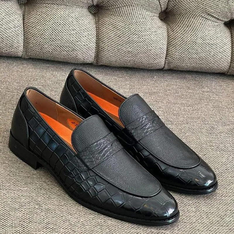 Soulier En Cuir A Lacets