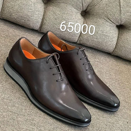Soulier En Cuir A Lacets