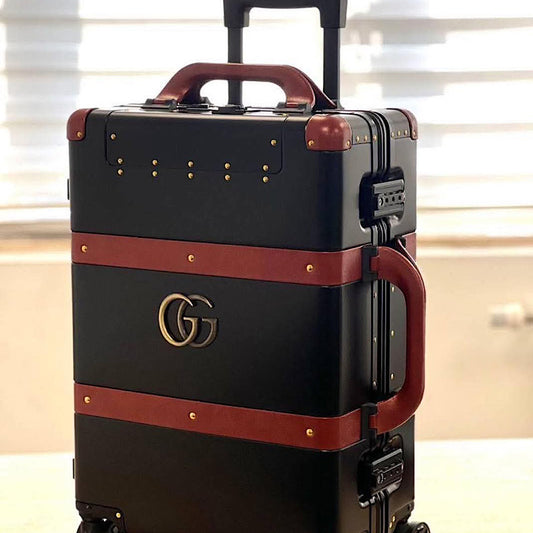 Valise Cabine Gucci en métallique bordure cuir à 500.000
