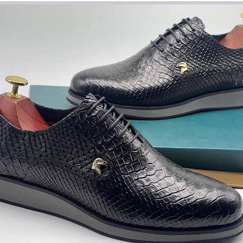 Soulier En Cuir Noir
