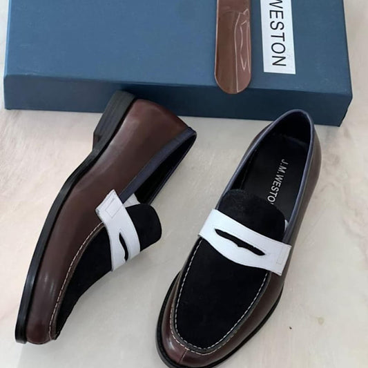 Mocassin En Cuir