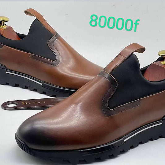 Soulier Berluti En Cuir Marron 80,000