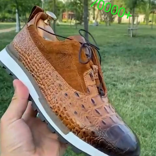 Soulier En Cuir A Lacets