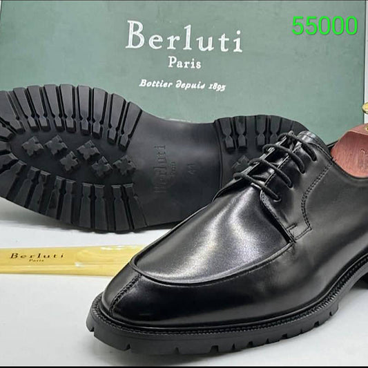Soulier En Cuir A Lacets