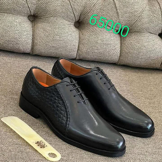 Soulier En Cuir A Lacets