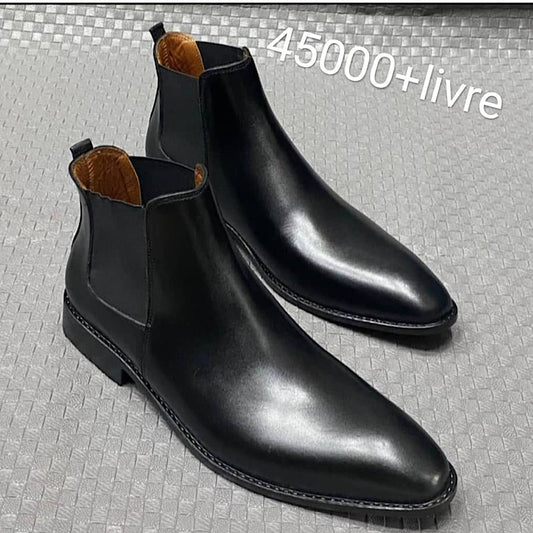 Soulier Bottes En Cuir
