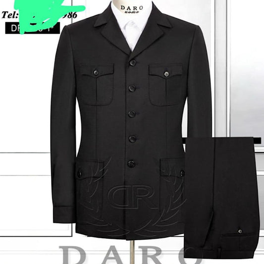Costume Pour Homme Noir