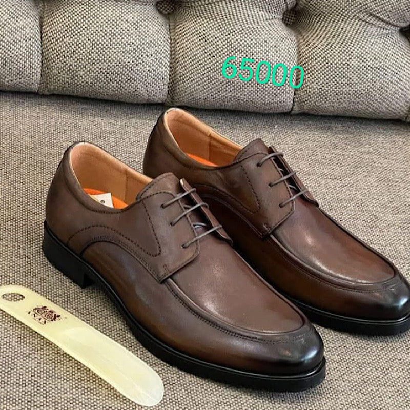 Soulier En Cuir A Lacets