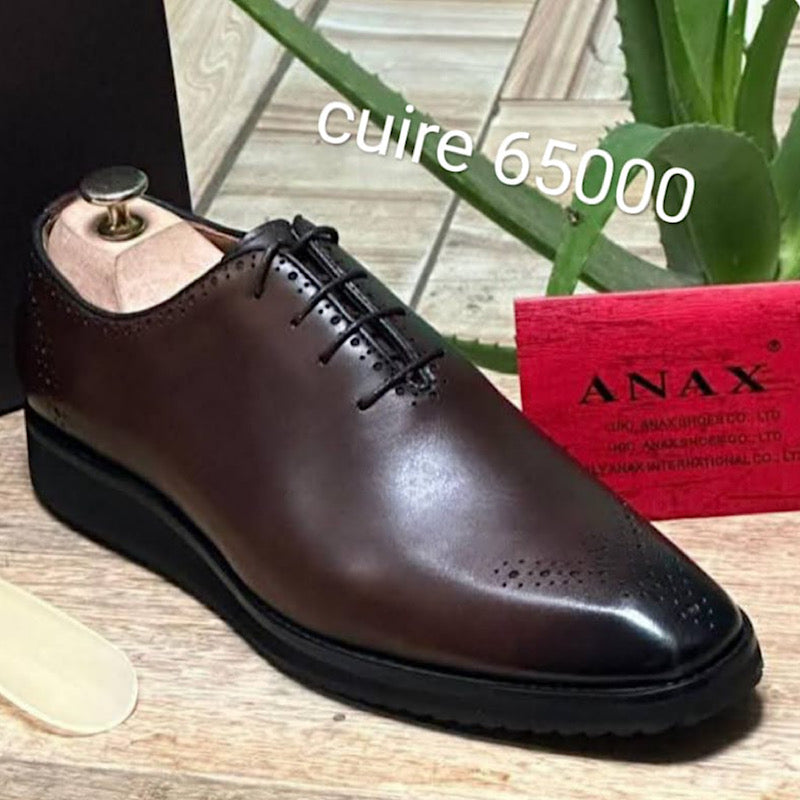 Soulier En Cuir A Lacets