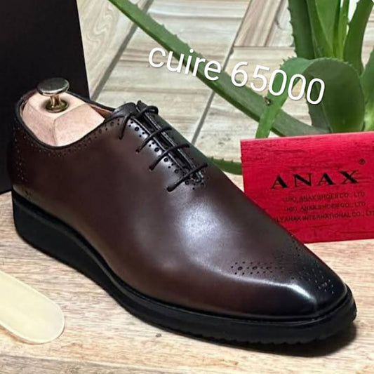 Soulier En Cuir A Lacets