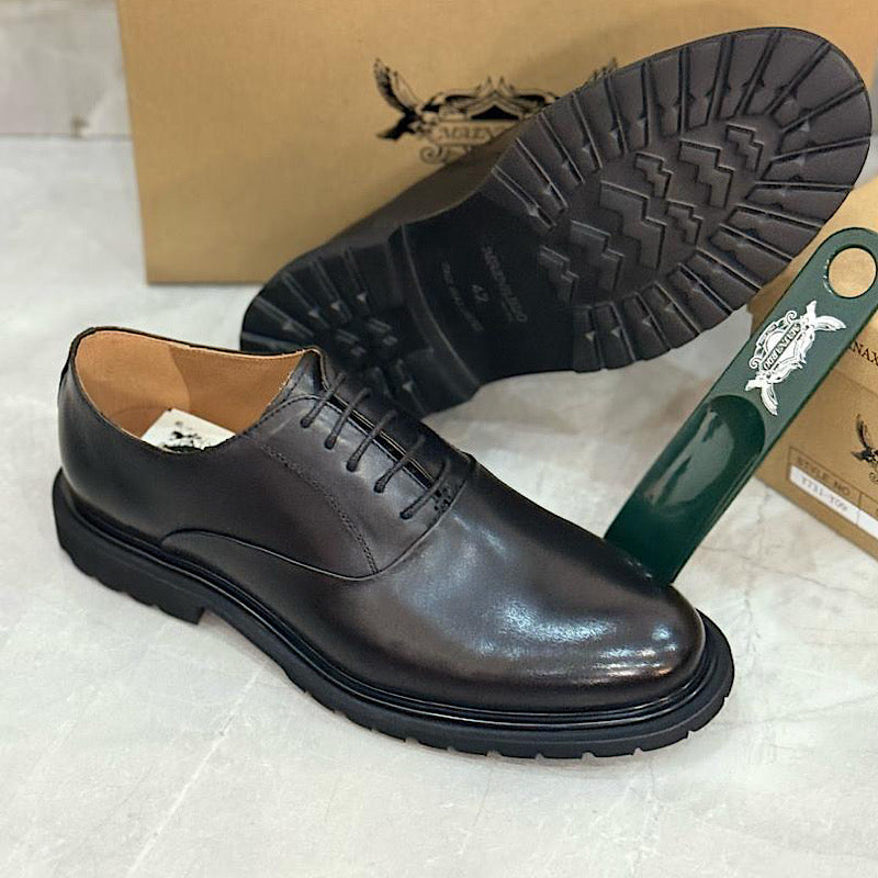 Soulier En Cuir A Lacets