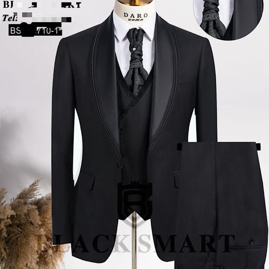 Ensemble Veste Pour Homme Costume Noir