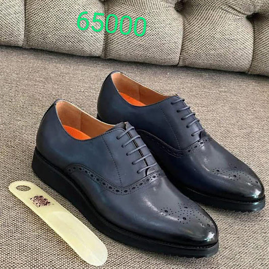 Soulier En Cuir A Lacets
