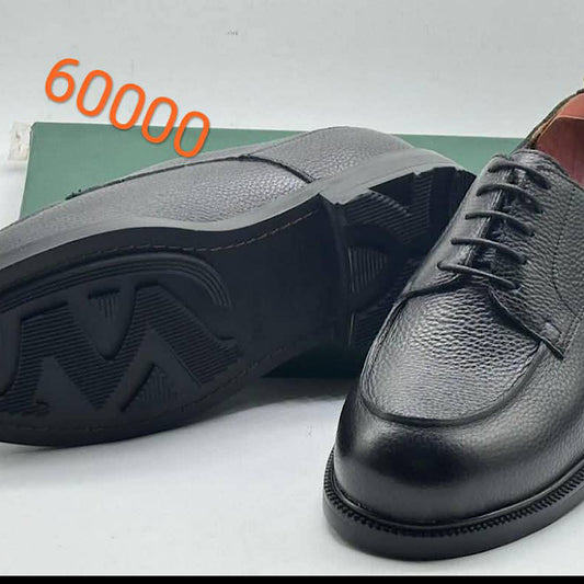 Soulier En Cuir A Lacets