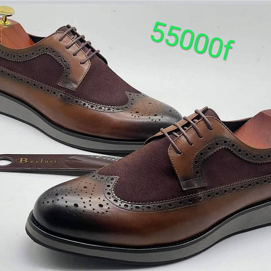 Soulier Berluti En Cuir Marron