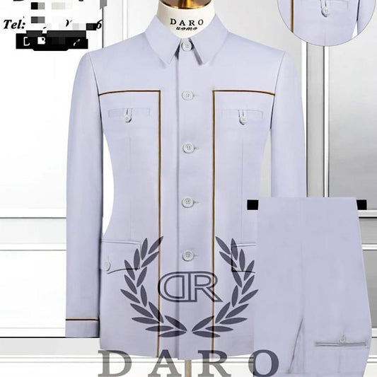 Costume Pour Homme Blanc