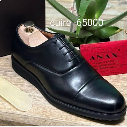 Soulier En Cuir A Lacets