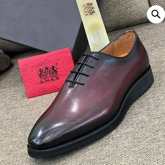 Soulier En Cuir A Lacets