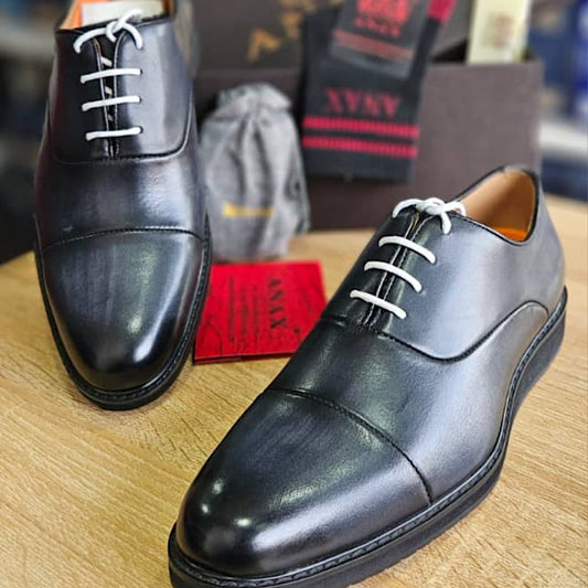 Soulier En Cuir A Lacets