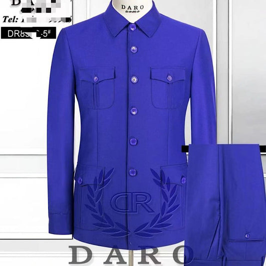 Costume Pour Homme Bleu Marine