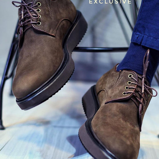 Soulier En Cuir A Lacets