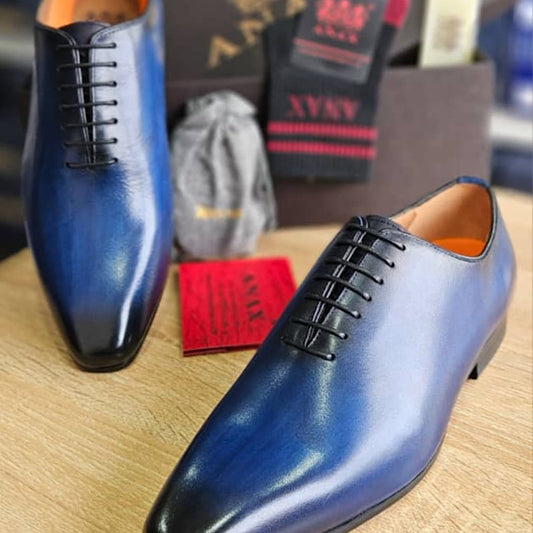 Soulier En Cuir A Lacets