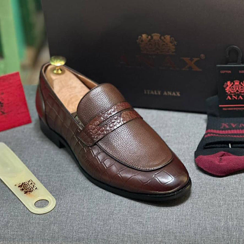 Mocassin En Cuir