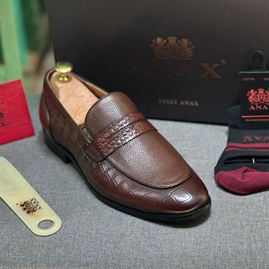 Mocassin En Cuir