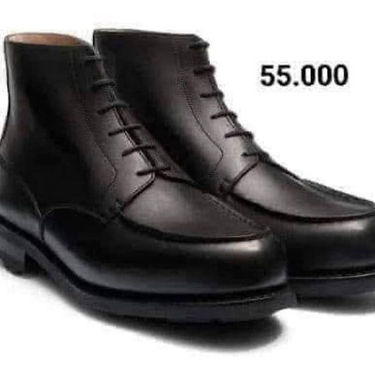 Soulier En Cuir A Lacets