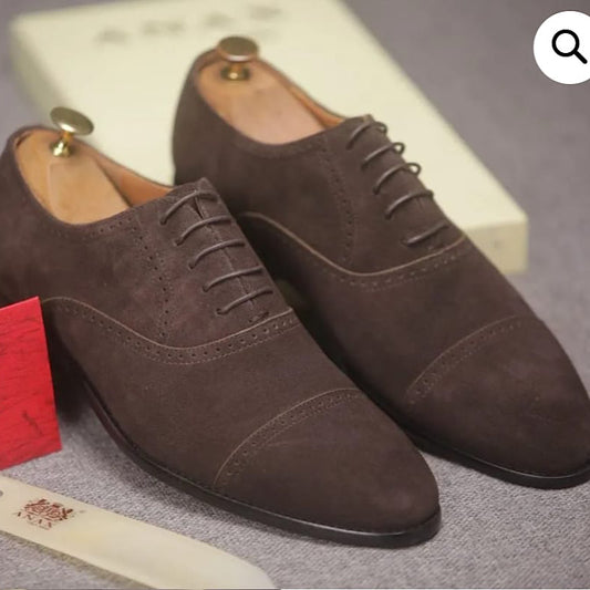 Soulier En Cuir A Lacets