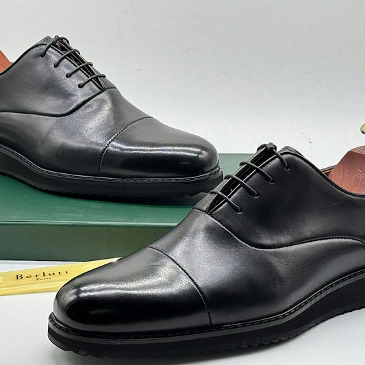 Soulier En Cuir A Lacets