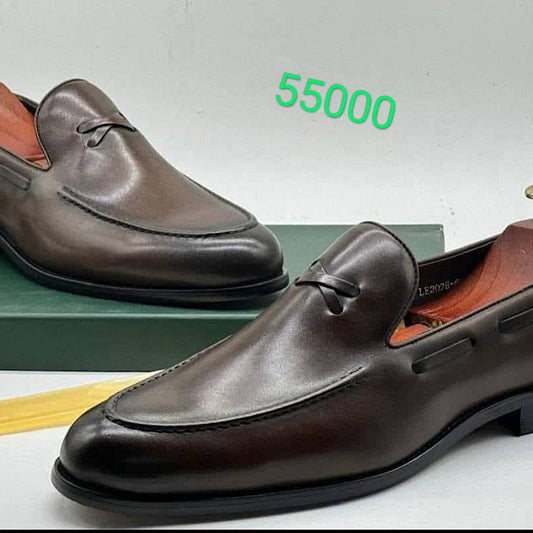 Soulier En Cuir A Lacets