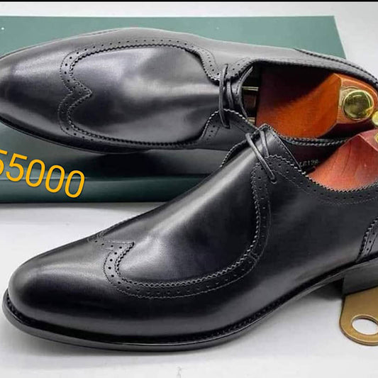 Soulier En Cuir A Lacets