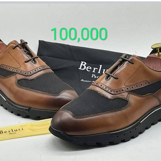Soulier Berluti En Cuir Marron 100,000
