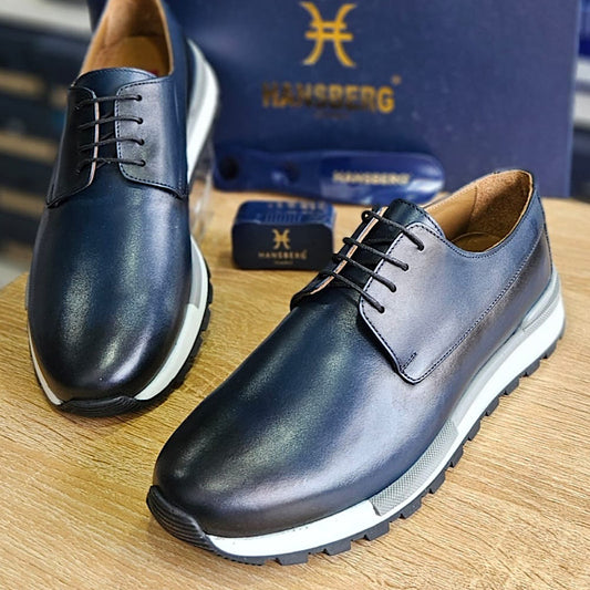 Soulier En Cuir A Lacets