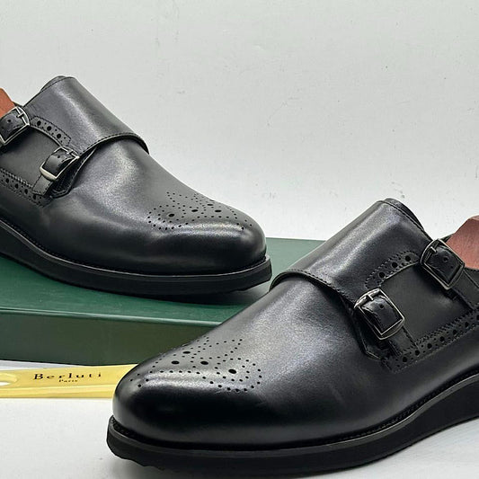 Soulier En Cuir A Lacets