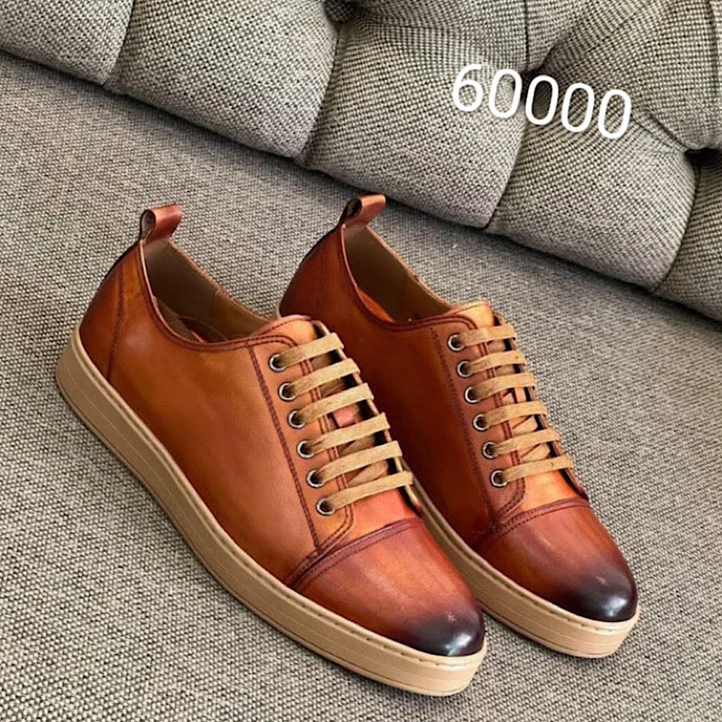 Soulier En Cuir A Lacets