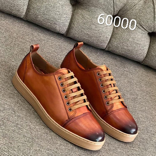 Soulier En Cuir A Lacets