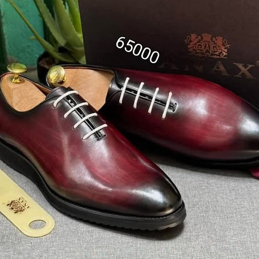 Soulier En Cuir A Lacets