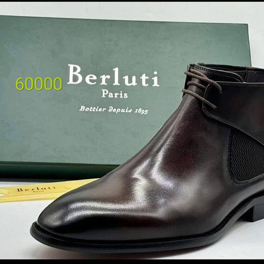 Soulier En Cuir A Lacets