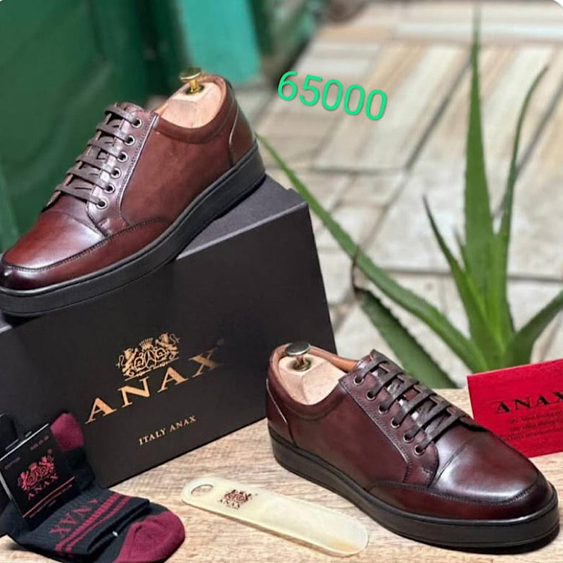 Soulier En Cuir A Lacets
