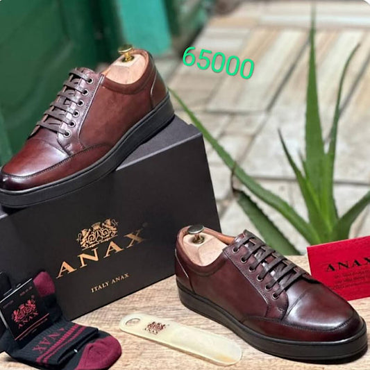 Soulier En Cuir A Lacets