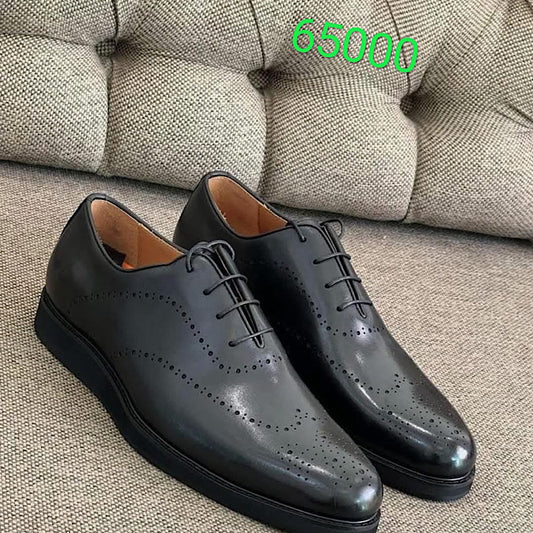 Soulier En Cuir A Lacets