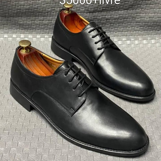 Soulier En Cuir A Lacets