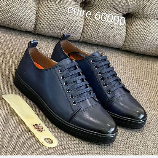 Soulier En Cuir A Lacets