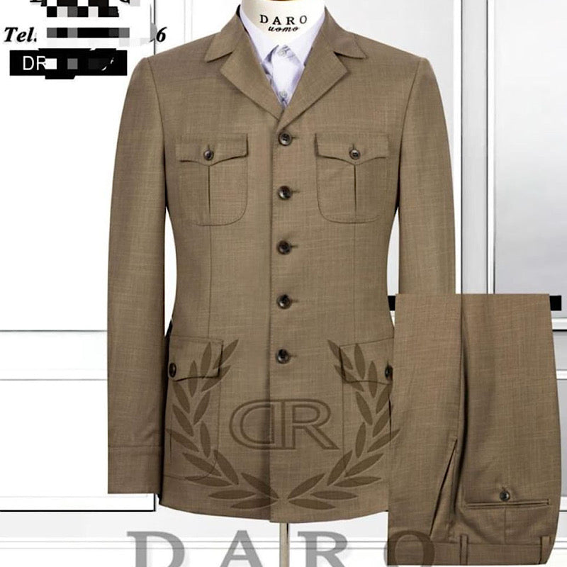 Costume Pour Homme Marron