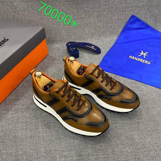 Soulier En Cuir A Lacets