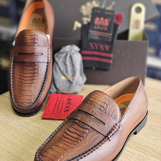 Mocassin En Cuir